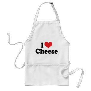 Ich liebe Heart Cheese - Milchliebhaber Schürze