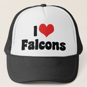 Ich liebe Heart Falcons Truckerkappe