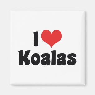 Ich liebe Heart Koalas - Koala-Bären-Freunde Magnet
