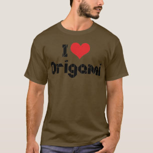 Ich liebe Heart Origami T-Shirt