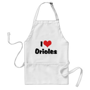Ich liebe Heart Orioles - Vogelliebhaber Schürze
