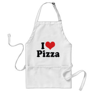Ich liebe Heart Pizza Schürze