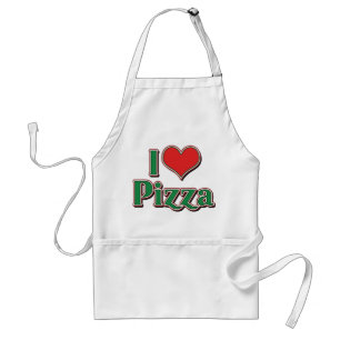 Ich liebe Heart Pizza Schürze