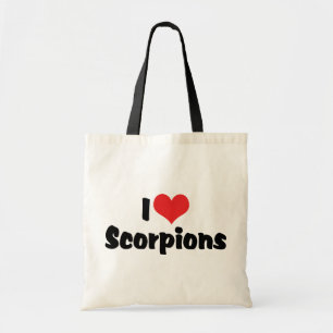 Ich liebe Heart Scorpions Tragetasche