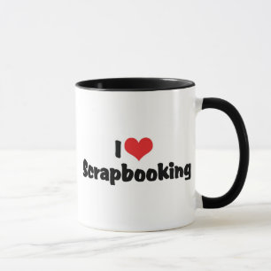 Ich liebe Heart Scrapbooking - Scrapbook Liebhaber Tasse