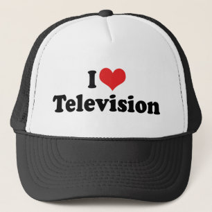 Ich liebe Heart Television - TV Liebhaber Truckerkappe