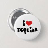 Ich liebe Heart Tequila Button (Vorne & Hinten)