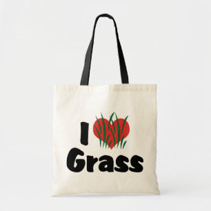 Ich liebe Heart Wheatgrass - Gesunder Lebenssaft Tragetasche