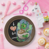 Ich LIEBE heiß Coaco Baby Dragon Weihnachten Pappteller (Party)
