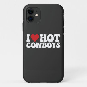 Ich liebe heiße Cowboys Case-Mate iPhone Hülle