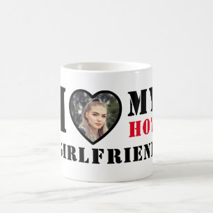 Ich Liebe heiße meine Freundin Kaffeetasse
