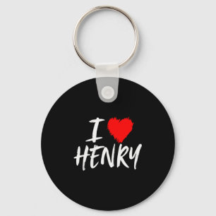Ich liebe Henry Freund Ehemann Sohn Enkelsohn Vate Schlüsselanhänger