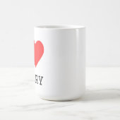 Ich liebe Henry Kaffeetasse (Mittel)