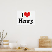 Ich liebe Henry Poster (Küche)