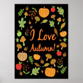 Ich Liebe Herbst! Poster (Vorne)