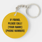 Ich Liebe Herbst!—Red Aspen Leaf Herz 1 Schlüsselanhänger (Rückseite)