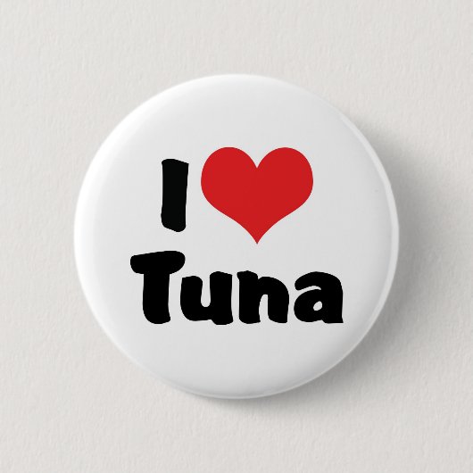 Ich liebe Herthunfisch Button (Vorderseite)