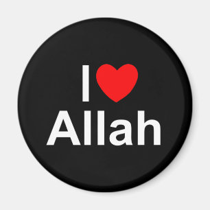 Ich Liebe (Herz) Allah Magnet