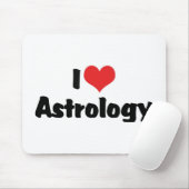 Ich liebe Herz-Astrologie Mousepad (Mit Mouse)