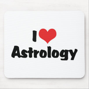 Ich liebe Herz-Astrologie Mousepad