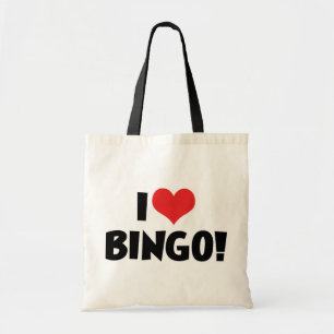 Ich Liebe Herz Bingo! - Bingo Lovers Tragetasche