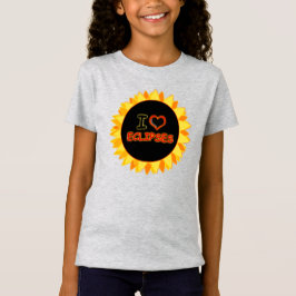 Ich Liebe Herz Eclipses Sonnenastronomie Kinder T-Shirt