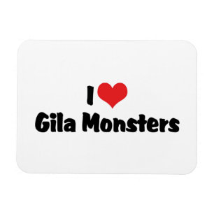 Ich liebe Herz Gila-Monster - Echsenliebhaber Magnet