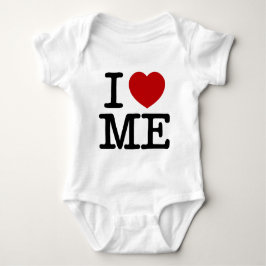 Ich Liebe Herz Ich selbst Wertschätzung Selbstvert Baby Strampler