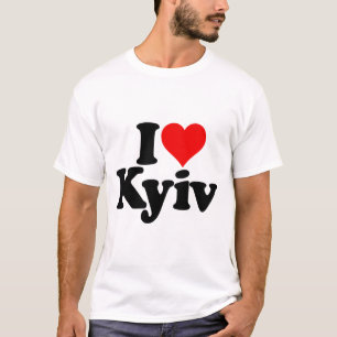 Ich liebe Herz Kiew Kiev Ukraine Ukr T-Shirt