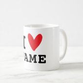 Ich liebe Herz Küche Kaffeetasse (VorderseiteRechts)