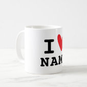 Ich liebe Herz Küche Kaffeetasse (Vorderseite Links)