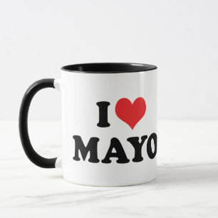 Ich liebe Herz-Mayonnaise - Mayonnaise-Liebhaber Tasse