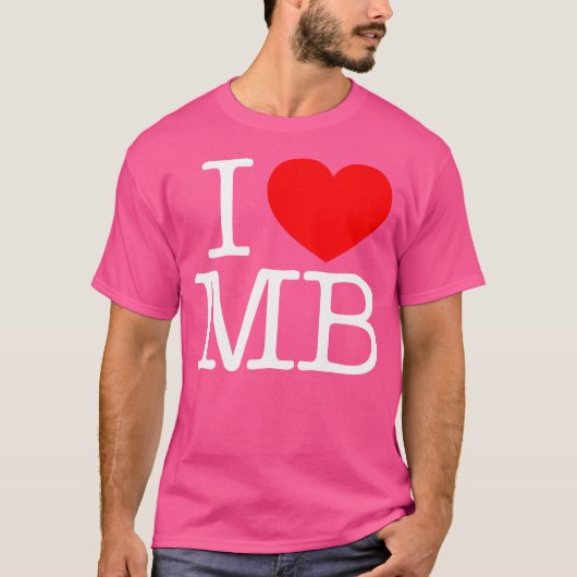 Ich liebe (Herz) Mb T-Shirt (Vorderseite)
