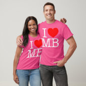 Ich liebe (Herz) Mb T-Shirt (Unisex)