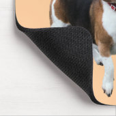 Ich Liebe Herz Mein Beagle Niedlich Hund Mousepad (Ecke)
