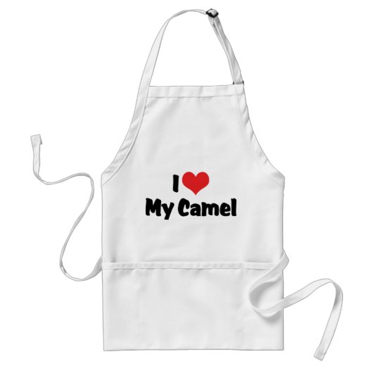 Ich Liebe Herz mein Kamel Schürze (Vorne)