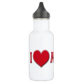 ICH LIEBE (HERZ) MEIN MILCH! MEDIZINISCHES LABOR TRINKFLASCHE (Links)