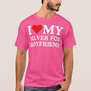 Ich Liebe (Herz) Mein Silberfuchs-Freund T-Shirt