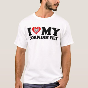 Ich liebe (Herz) meine Cornish Rex T-Shirt