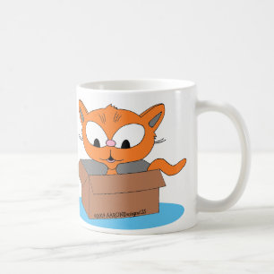 Ich liebe (Herz) MEINE GINGERKATZE Niedliche Katze Kaffeetasse