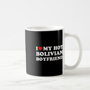 Ich liebe (Herz) meinen heißen bolivianischen Freu Kaffeetasse