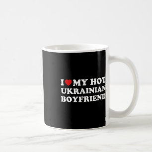 Ich liebe (Herz) meinen heißen ukrainischen Freund Kaffeetasse