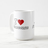 Ich liebe Herz Melbourne Stadt Kaffeetasse (Vorderseite Links)
