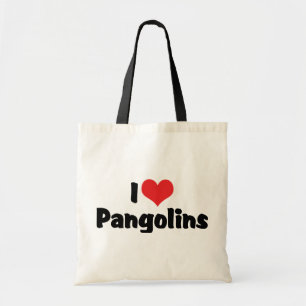 Ich liebe Herz Pangoline - Pangolin Liebhaber Tragetasche