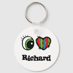 Ich liebe (Herz) Richard Schlüsselanhänger