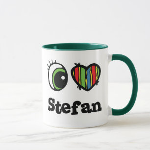 Ich liebe (Herz) Stefan Tasse