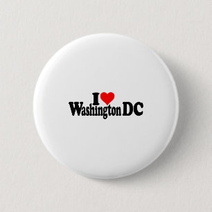 Ich liebe Herz Washington Dc District Of Columbia Button