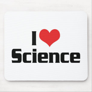 Ich liebe Herz Wissenschaft Mousepad