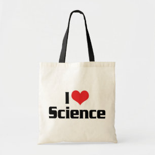Ich liebe Herz Wissenschaft Tragetasche