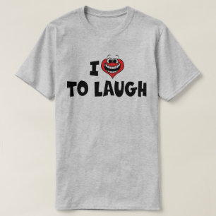 Ich Liebe Herz zu lachen - Stand up Comedy Lover T-Shirt